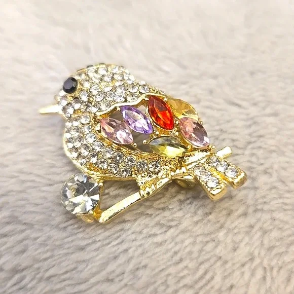 #518 Bird brooch pin - Picture 3 of 6